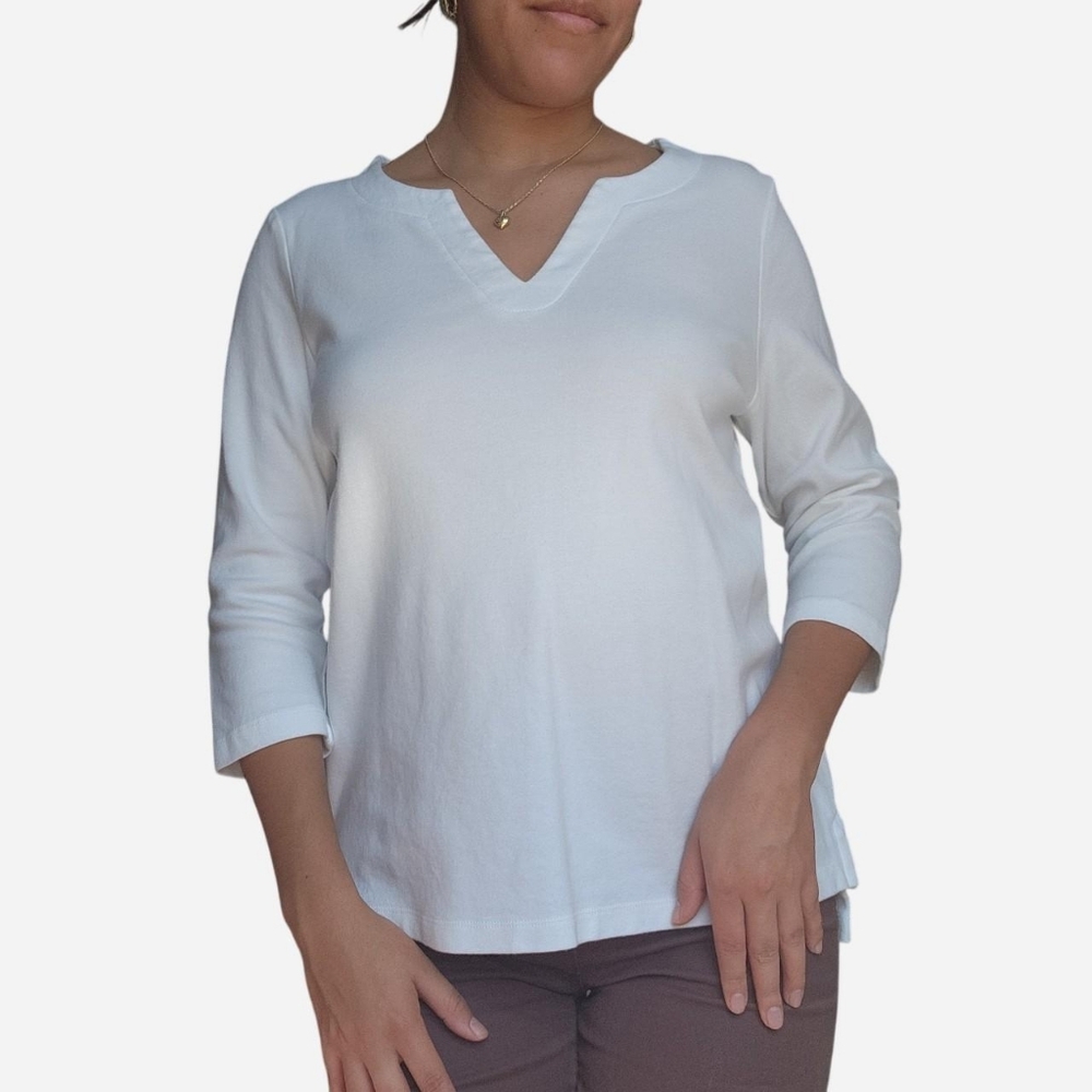 Vintage 3/4 Sleeve Pima Cotton Top